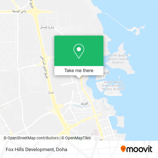 Fox Hills Development map