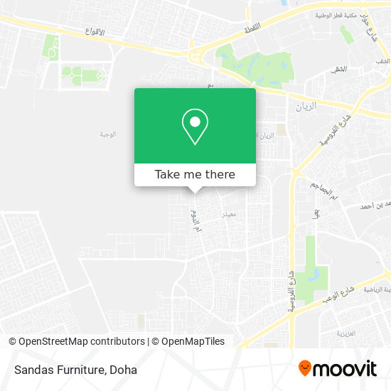 Sandas Furniture map