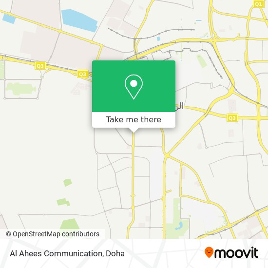 Al Ahees Communication map