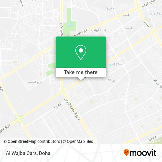 Al Wajba Cars map