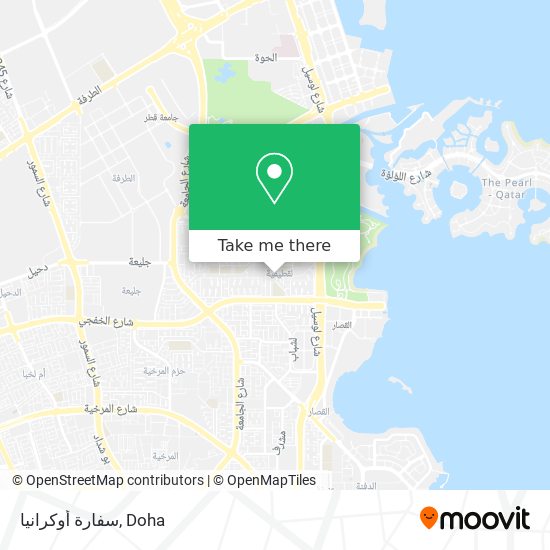 سفارة أوكرانيا map