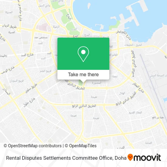 Rental Disputes Settlements Committee Office map