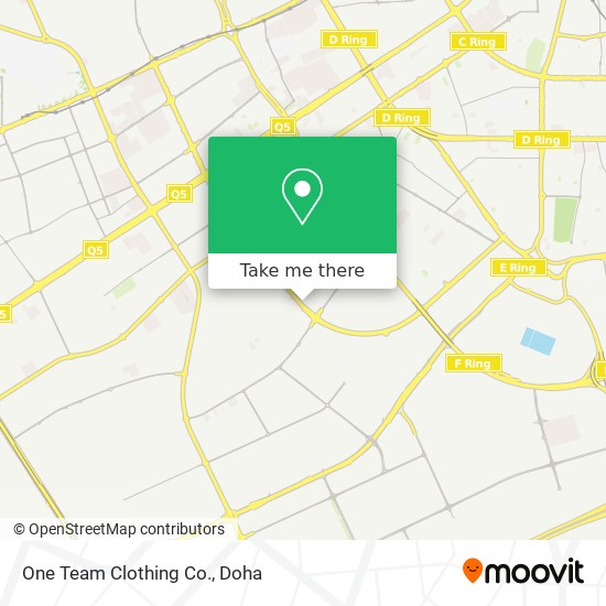 One Team Clothing Co. map
