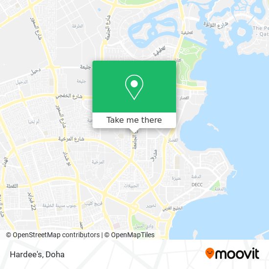 Hardee's map