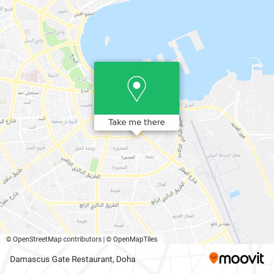 Damascus Gate Restaurant map