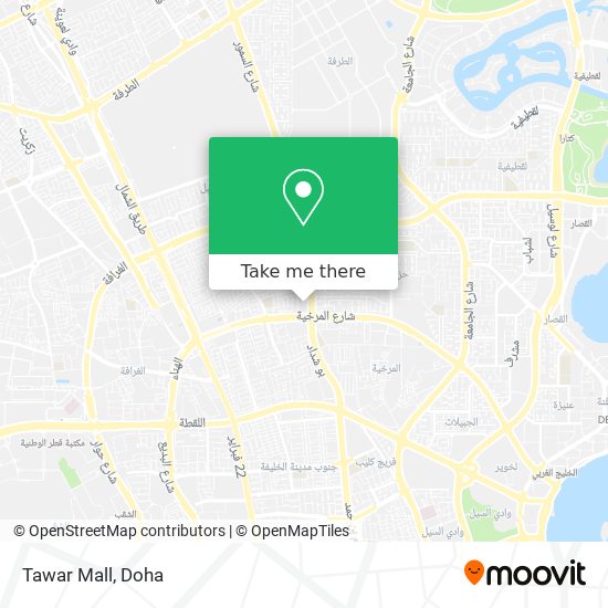 Tawar Mall map