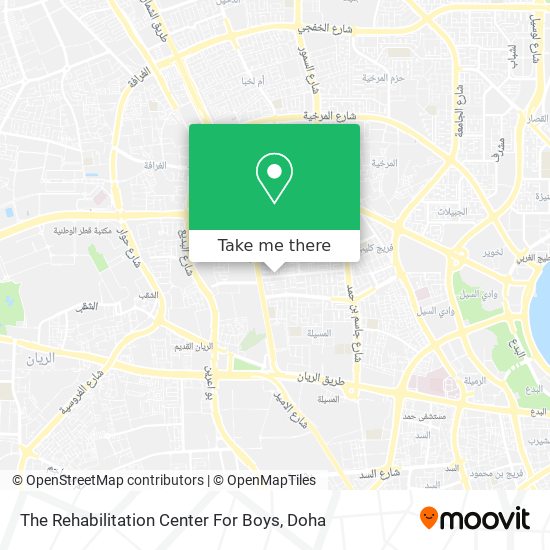 The Rehabilitation Center For Boys map