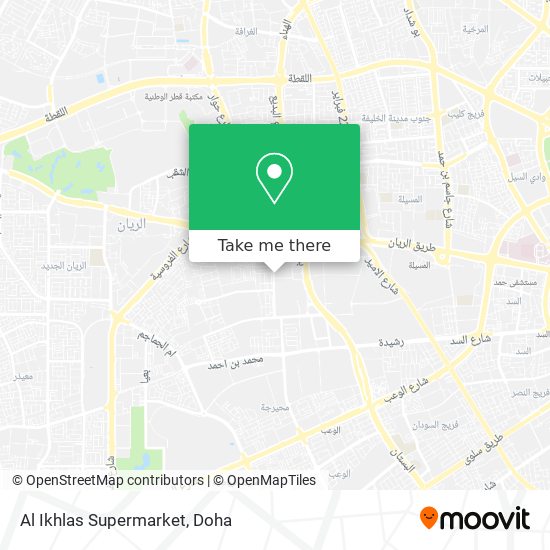 Al Ikhlas Supermarket map