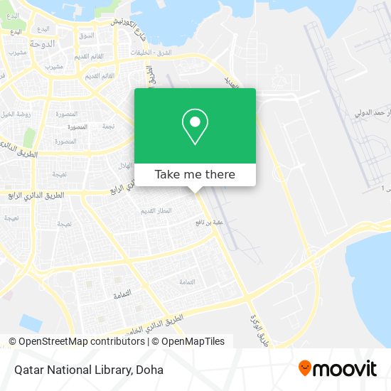 Qatar National Library map