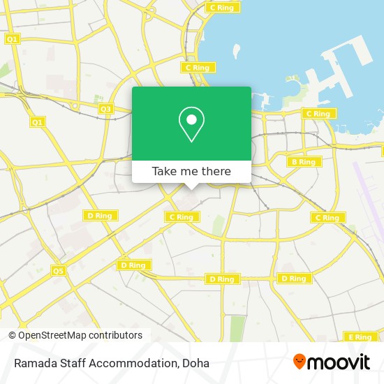 Ramada Staff Accommodation map