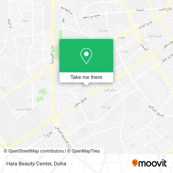 Hala Beauty Center map