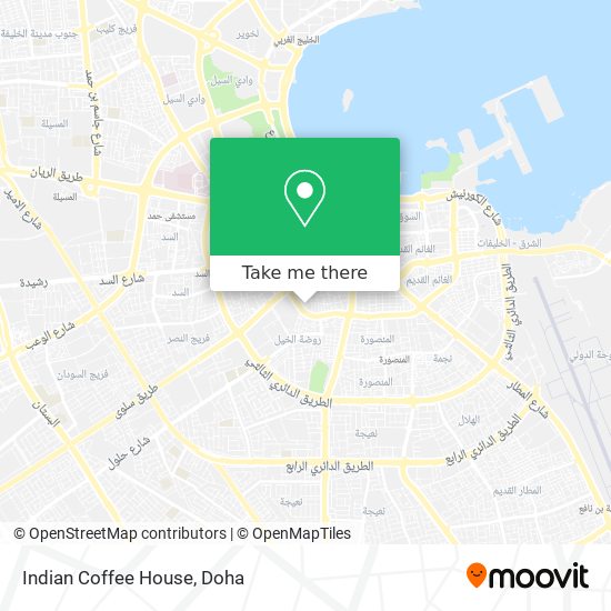Indian Coffee House map