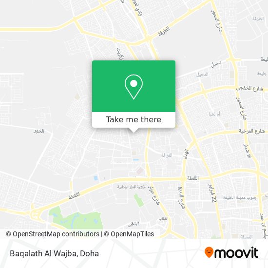Baqalath Al Wajba map