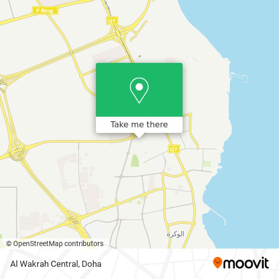 Al Wakrah Central map