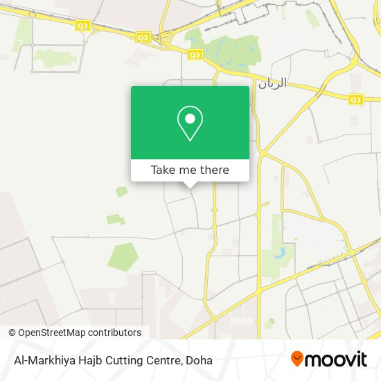 Al-Markhiya Hajb Cutting Centre map