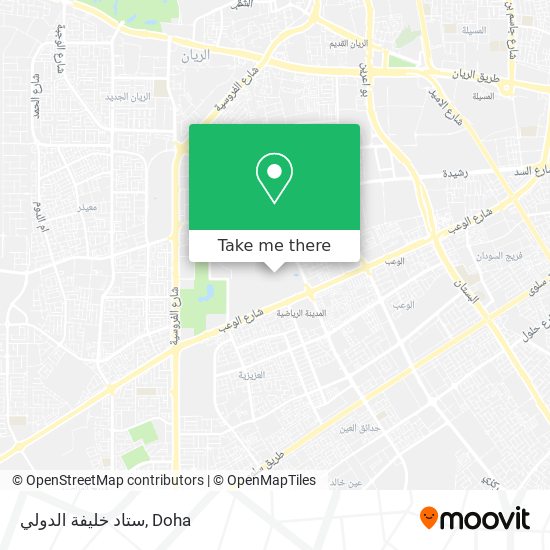 ستاد خليفة الدولي map