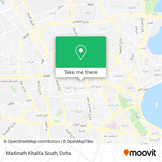 Madinath Khalifa South map