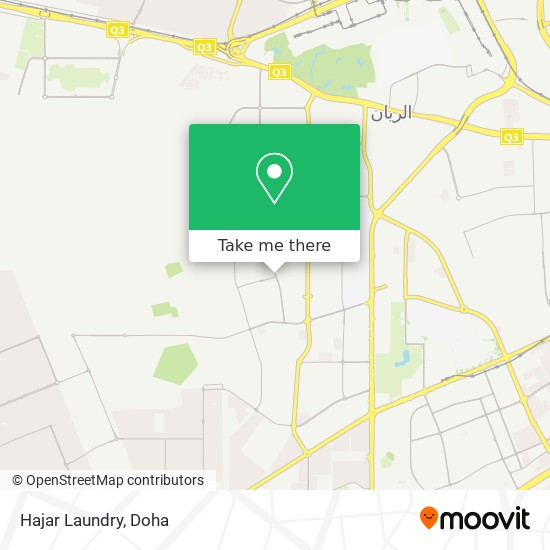 Hajar Laundry map