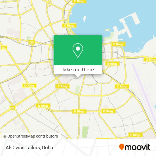 Al-Diwan Tailors map
