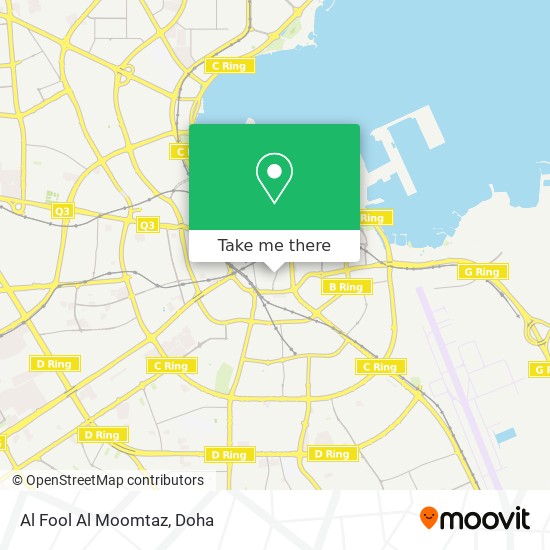 Al Fool Al Moomtaz map