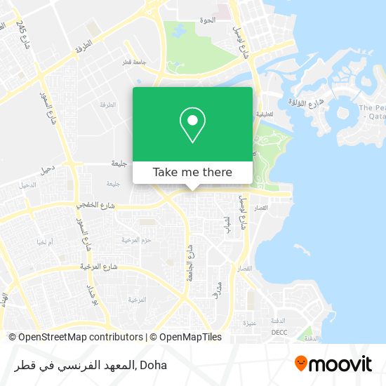 المعهد الفرنسي في قطر map