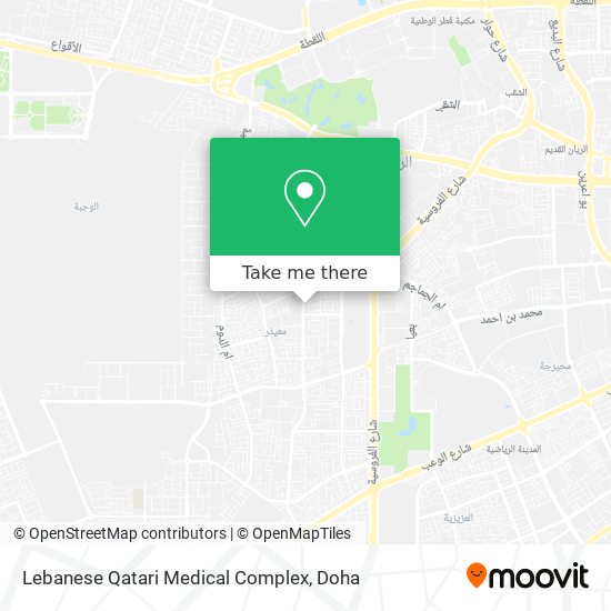 Lebanese Qatari Medical Complex map