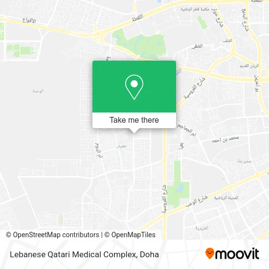 Lebanese Qatari Medical Complex map