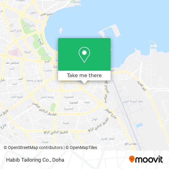 Habib Tailoring Co. map