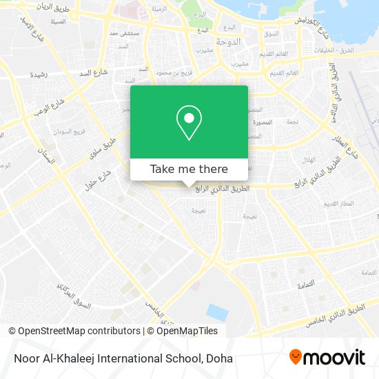 Noor Al-Khaleej International School map