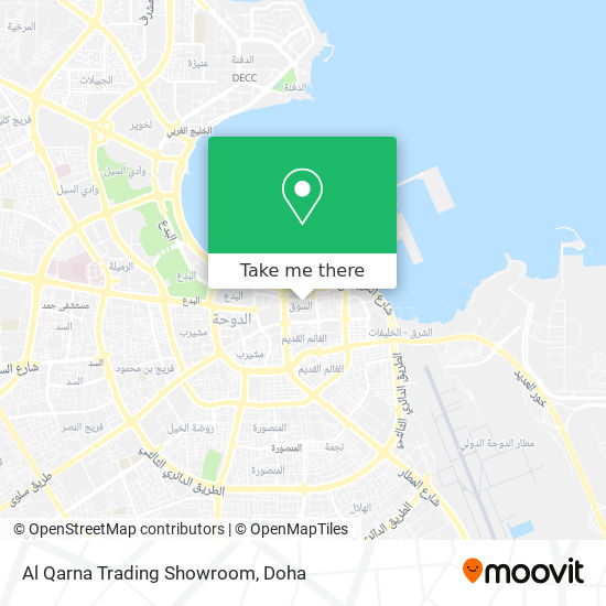 Al Qarna Trading Showroom map