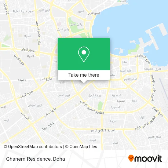 Ghanem Residence map