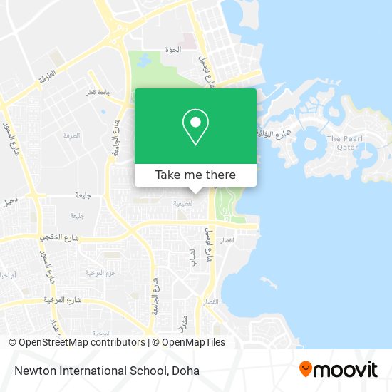 Newton International School map