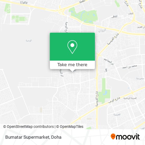 Bumatar Supermarket map