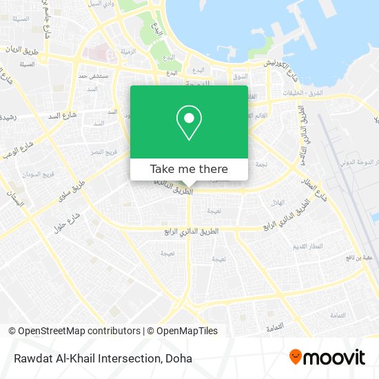 Rawdat Al-Khail Intersection map