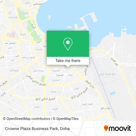 Crowne Plaza Business Park map