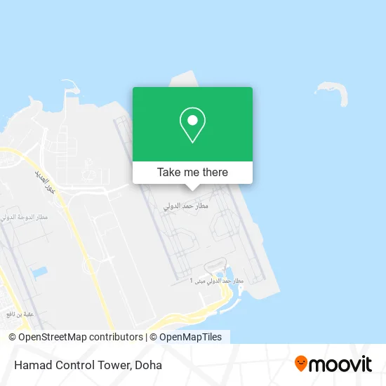 Hamad Control Tower map