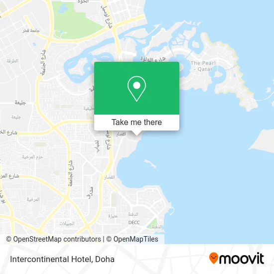 Intercontinental Hotel map