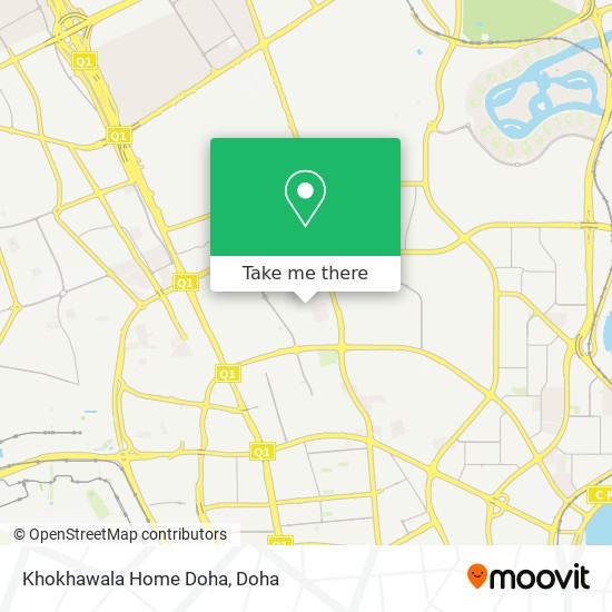 Khokhawala Home Doha map