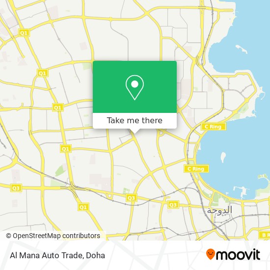 Al Mana Auto Trade map