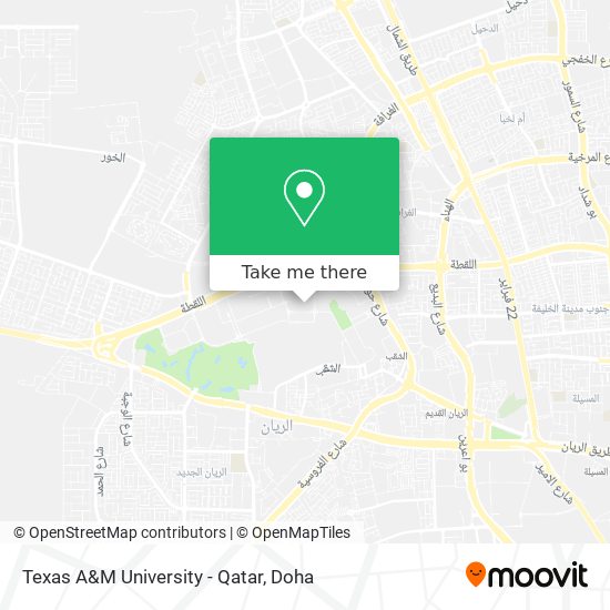 Texas A&M University - Qatar map