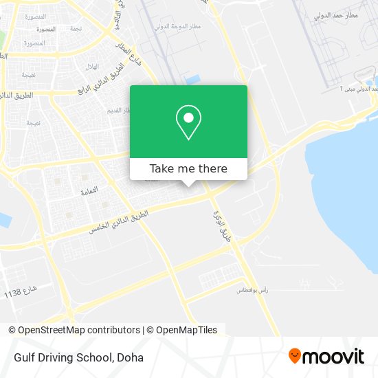 Gulf Driving School map