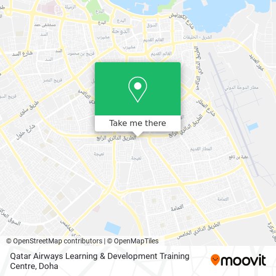 Qatar Airways Learning & Development Training Centre map
