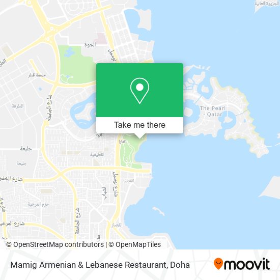 Mamig Armenian & Lebanese Restaurant map