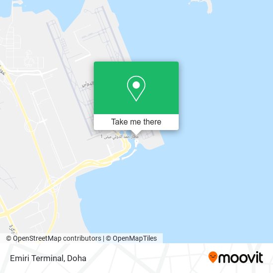 Emiri Terminal map