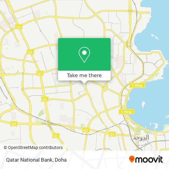 Qatar National Bank map