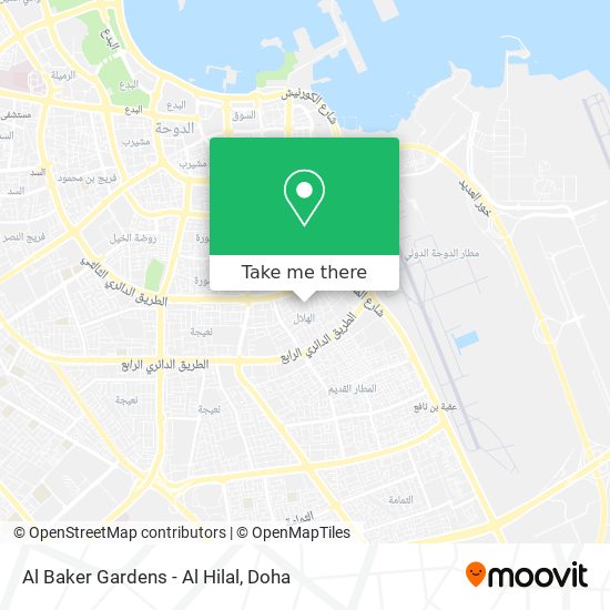 Al Baker Gardens - Al Hilal map