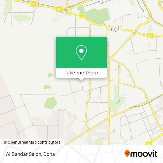 Al Bandar Salon map