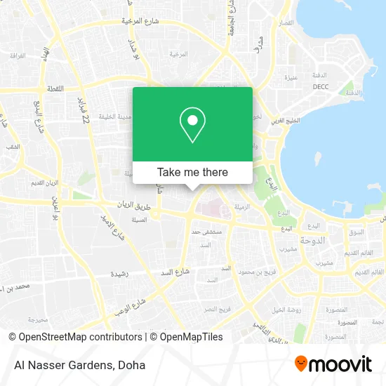 Al Nasser Gardens map