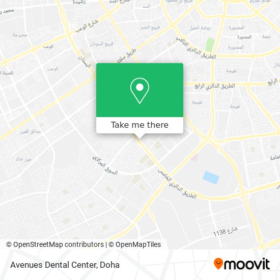 Avenues Dental Center map
