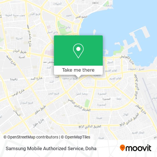 Samsung Mobile Authorized Service map